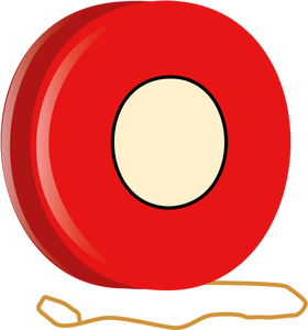 O versiune timpurie a yo-yo jucărie vector miniatura