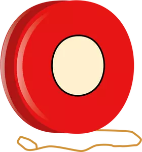 Versi awal seni klip yo-yo mainan vektor