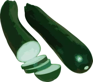 Zwei zucchini