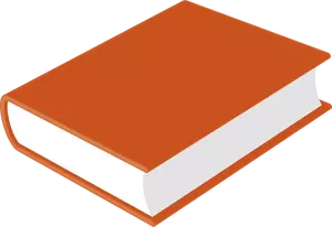Thick red book vector illustration