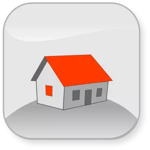 Simple house vector image