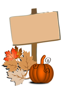 Autumn symbol vector graphics