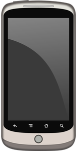 Touchscreen telefon vektorbild