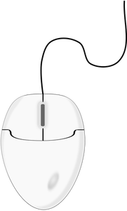 Vector de desen de şoareci albi calculator 1