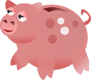 Piggy Bank Vector Art