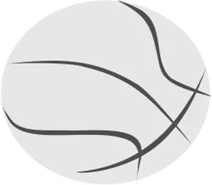 Simple basketball ball vector clip art