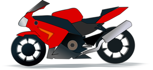Motorbike vector image