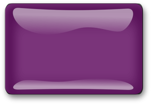 Immagine vettoriale di pulsante quadrato viola lucido