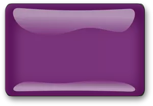 Glanset fiolett firkantede knappen vektor image