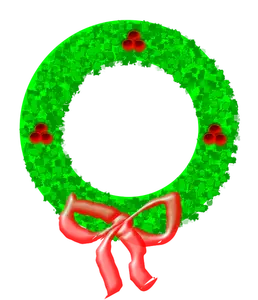 Christmas Wreath Vector Graphics