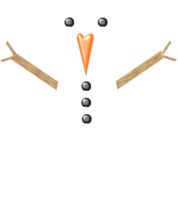 Om de zăpadă vectoriale