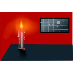 Candle on the table