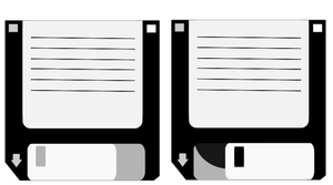Floppy Disks Vector Clip Art
