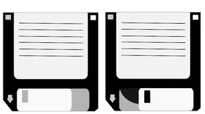Disketter vektor ClipArt