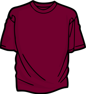 Fioletowy t-shirt wektorowa