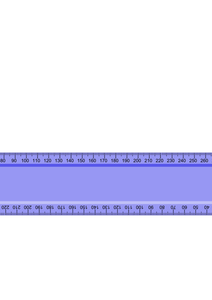 Blauwe liniaal vector afbeelding