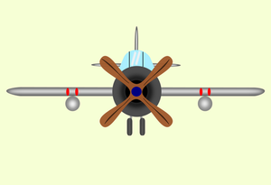 Vektorové grafiky starých typ letadla