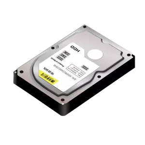 HDD हार्ड डिस्क वेक्टर छवि