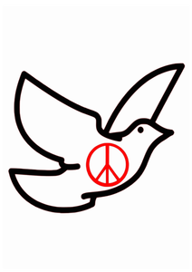 Taube des Friedens Vektor