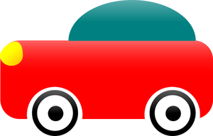 Illustration vectorielle de jouet voiture