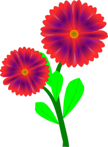 Grafica vettoriale di arte di clip dei fiori