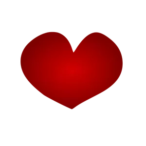Rood hart vector afbeelding