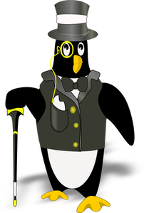Pinguin în tux