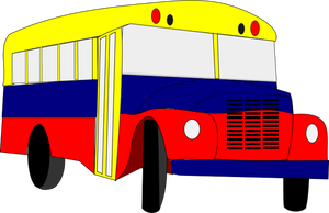 Vector imagine de autobuz chiva
