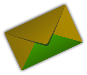 Zelené a hnědé obálce vektorové kreslení