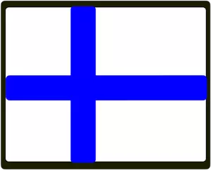 Bendera Finlandia vektor