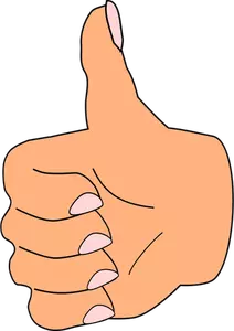 Ilustraţie vectorială a degetele doamnă vechi mână