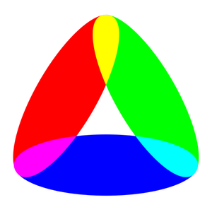 Dreieck in vielen Farben