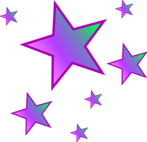 Prismatic purple stars