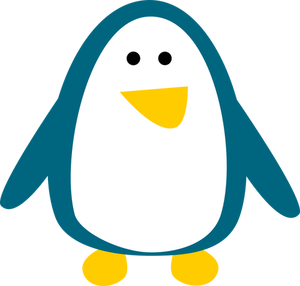Immagine vettoriale pinguino