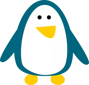 Pingviini vektori kuva