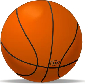 Baloncesto deporte juego prediseñadas de vector de bola