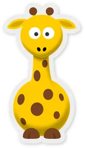 Cartoon giraf afbeelding