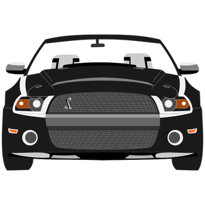 Vector image of sport car