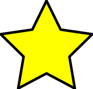Gele sterren beeld
