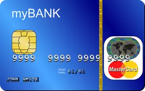 Creditcard Vector sjabloon