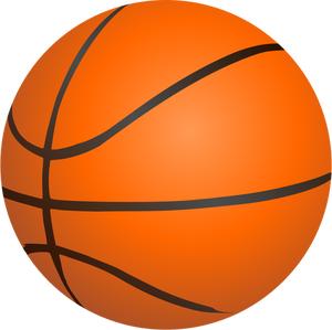 Prediseñadas fotorealista baloncesto bola vector