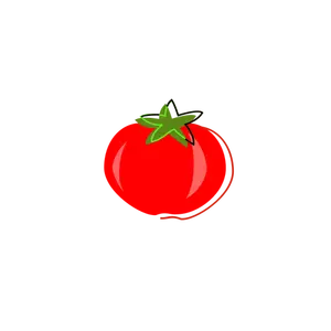 Vintage tomat vektorgrafik