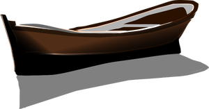 Perahu dengan refleksi