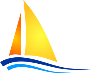 Summer boat vector clip art