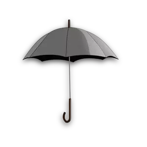 Ilustración vectorial de simple paraguas