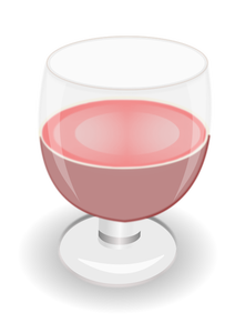 Copa de vino tinto en gráficos vectoriales
