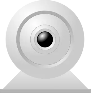 Vektortegning desktop PC webcam