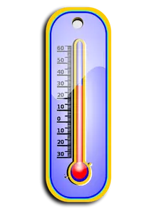 Thermometer vector afbeelding