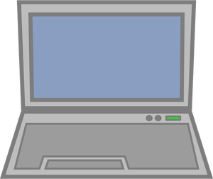 Ordinateur portable ordinateur icône vector illustration