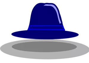 Wide rim hat vector image